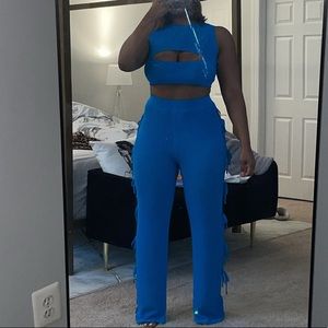 Blue 2 piece set. New with tags